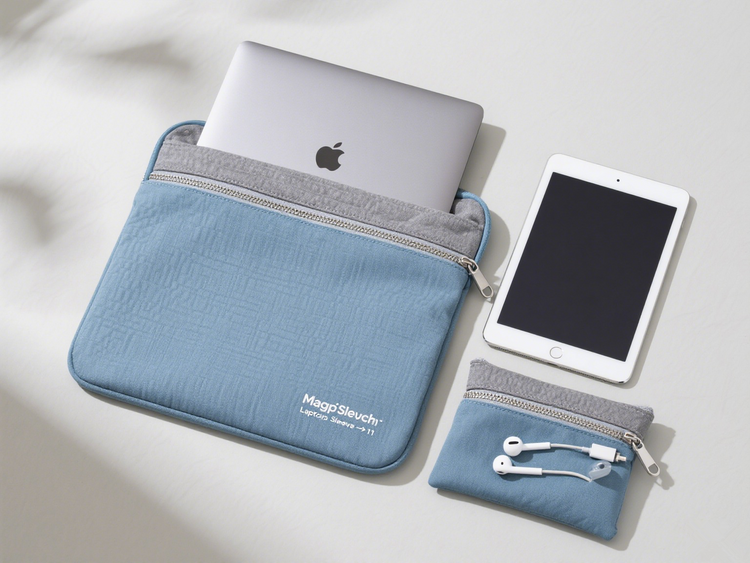 MagiPouch protective sleeves for laptops and tablets. Scratch-free interior, water-resistant exterior. Includes storage for charger and cables. For students and professionals.
