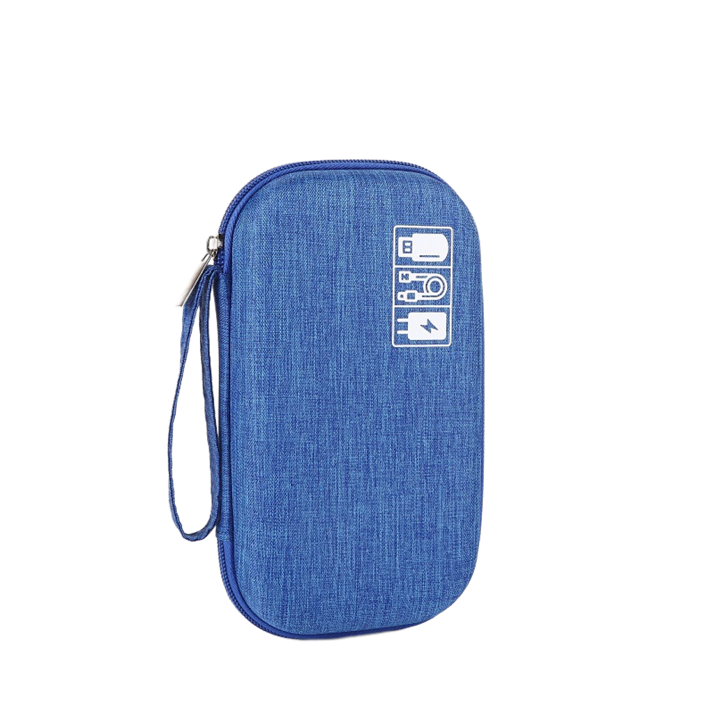 Portable Electronics Organizer Case - Travel Digital Accessories Storage Pouch