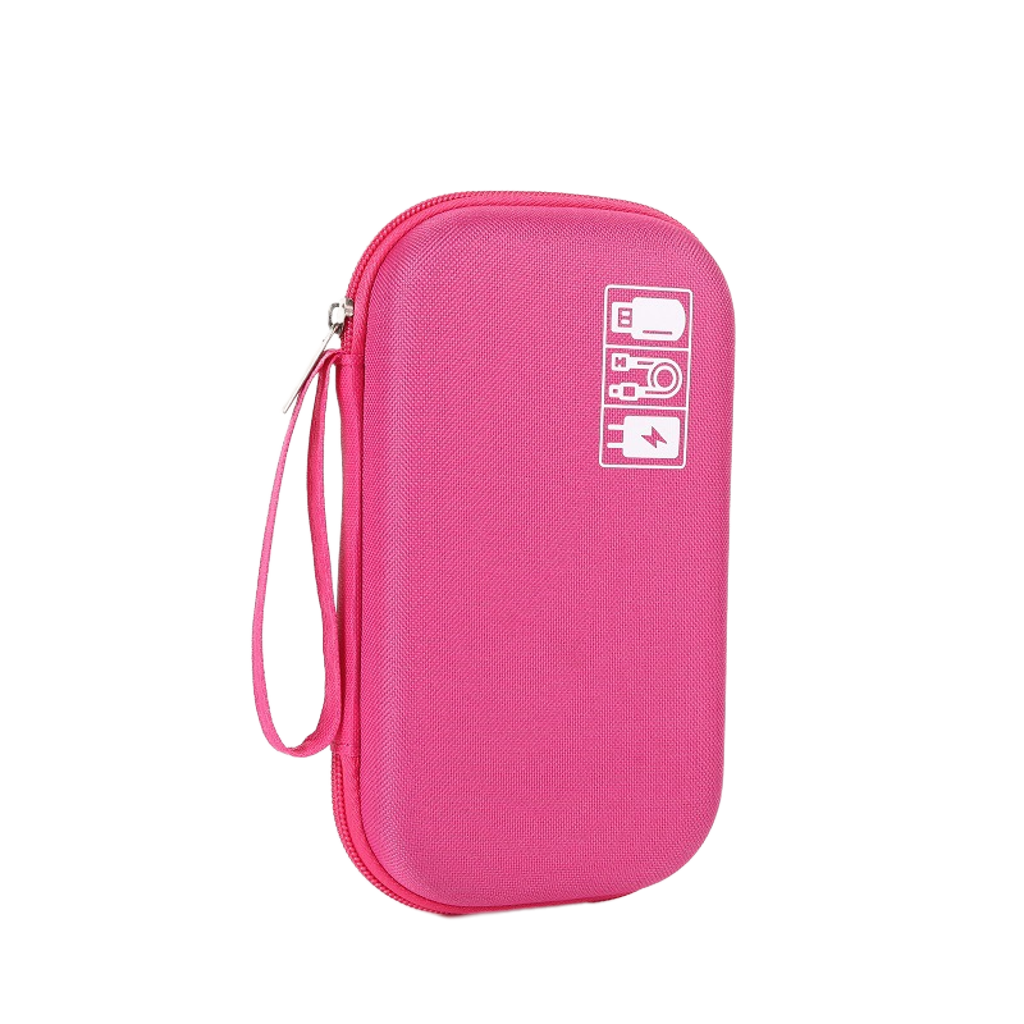 Portable Electronics Organizer Case - Travel Digital Accessories Storage Pouch