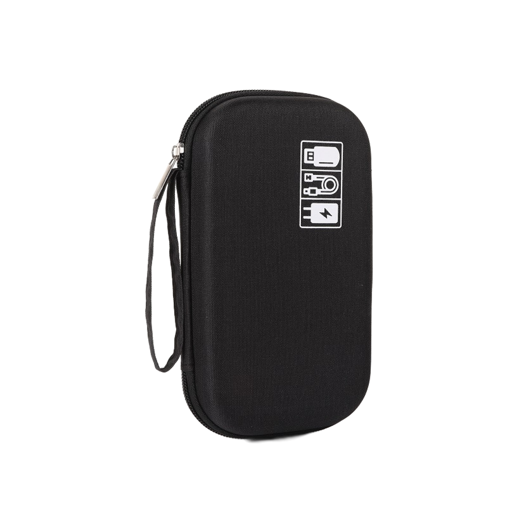 Portable Electronics Organizer Case - Travel Digital Accessories Storage Pouch