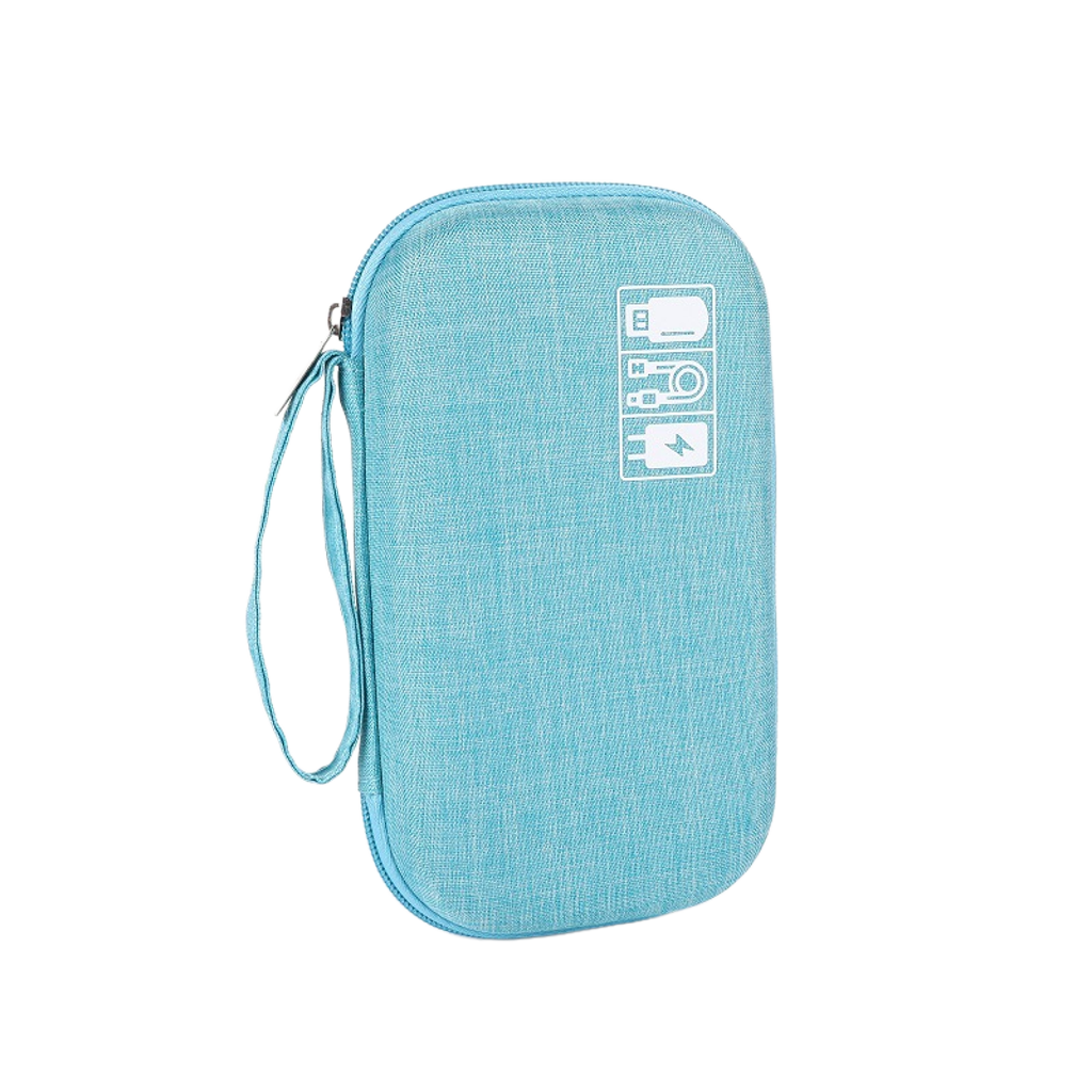 Portable Electronics Organizer Case - Travel Digital Accessories Storage Pouch